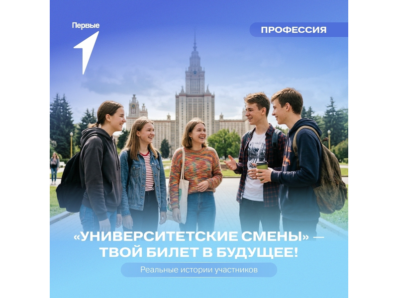 Что может поменять жизнь абитуриента на 180 градусов? Участники «Университетских смен» Движения Первых знают ответ!.