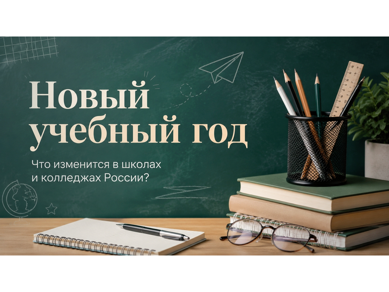 Новый учебный год: что изменится в школах и колледжах России.